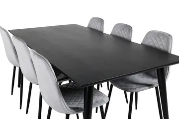 Balisa spisegruppe 180 cm + 6 stk. Ypas spisestole - Møbler - Borde - Spisebordssæt