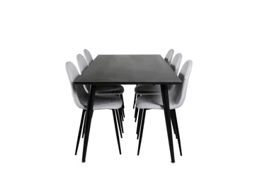 Balisa spisegruppe 180 cm + 6 stk. Ypas spisestole - Møbler - Borde - Spisebordssæt