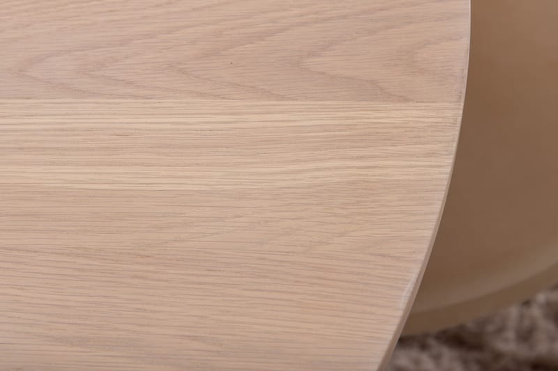 Biana Spisebordssæt 100 cm Rund inkl 4 Velvets Stole - Beige/Sort - Møbler - Borde - Spisebordssæt