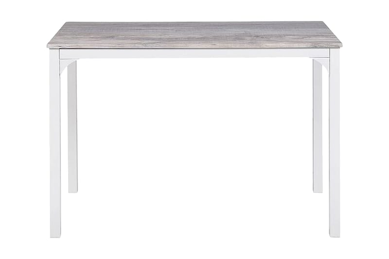 Bismarca Spisebordssæt 110 cm Inkl 4 Stole - Grå/Hvid - Møbler - Borde - Spisebordssæt
