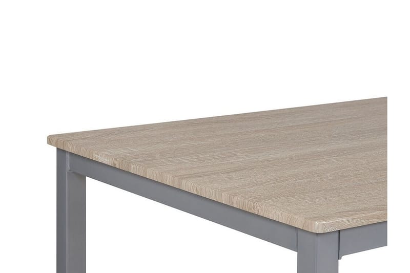 Bluman Spisebordssæt 110 cm Inkl 4 Stole - Lysebrun/Grå - Spisebordssæt