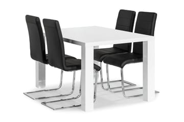Cibus Spisebordssæt 140x90 med 4 Stole