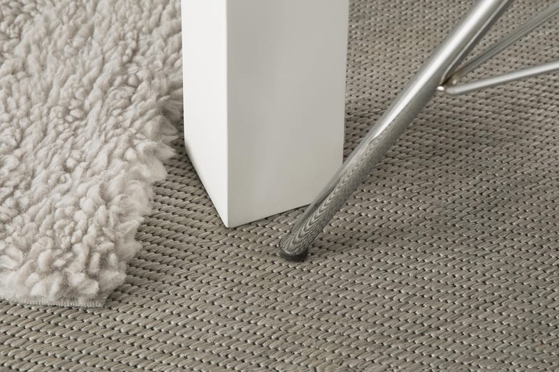 Cibus Spisebordssæt Hvid 180x90cm - 6 Shell Stole Hvid/Forkromet - Møbler - Borde - Spisebordssæt