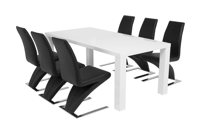 Cibus Spisebordssæt m. Zion stol - 6 stole - Spisebordssæt