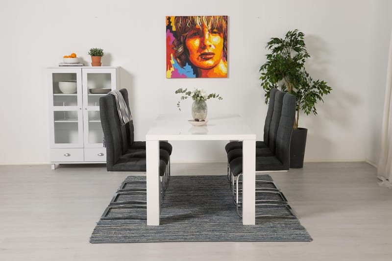 Cibus Spisebordssæt med 6 Cibus Stole - Møbler - Borde - Spisebordssæt