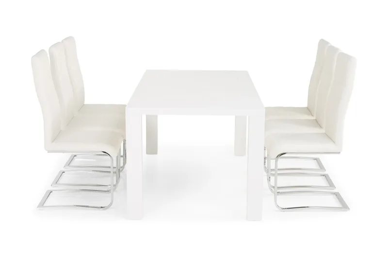 Cibus Spisebordssæt med 6 Cibus Stole - Møbler - Borde - Spisebordssæt