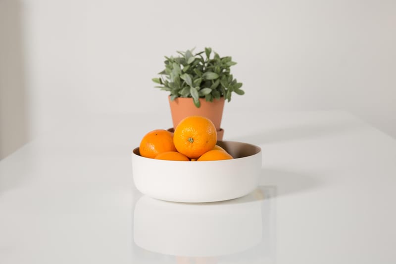 Cibus Spisebordssæt med 6 Viktor Stole - Hvid/Svart PU - Møbler - Borde - Spisebordssæt