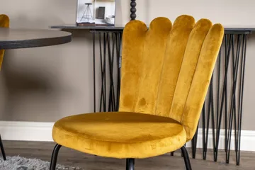 Copenhagen Spisebordssæt med 4 Limhamn Spisebordstole Gul - Furniture Fashion - Møbler - Borde - Spisebordssæt