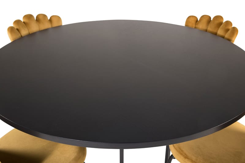 Copenhagen Spisebordssæt med 4 Limhamn Spisebordstole Gul - Furniture Fashion - Møbler - Borde - Spisebordssæt