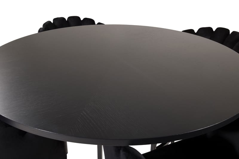 Copenhagen Spisebordssæt med 4 Limhamn Spisebordstole Sort - Furniture Fashion - Møbler - Borde - Spisebordssæt