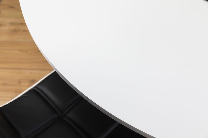 Cubic Spisebordssæt 120 cm Hvid - 4  Frida Stole Sort - Spisebordssæt