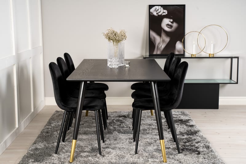 Daicy Matgrupp 180 cm + 6 st Pontus Matstolar - Møbler - Borde - Spisebordssæt