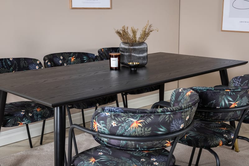 Daicy Spisebord 180 cm med 6 Arcarazo Lænestol - Møbler - Borde - Spisebordssæt