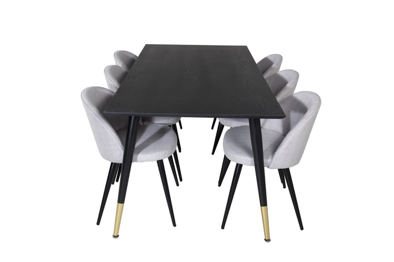 Daicy Spisebord 180 cm Med 6 Sedavi Spisebordsstol - Møbler - Borde - Spisebordssæt