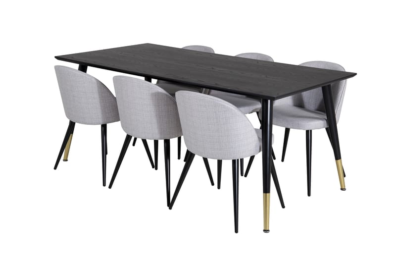 Daicy Spisebord 180 cm Med 6 Sedavi Spisebordsstol, undefined