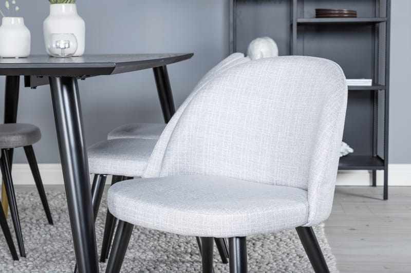 Daicy Spisebord 180 cm Med 6 Sedavi Spisebordsstol - Møbler - Borde - Spisebordssæt