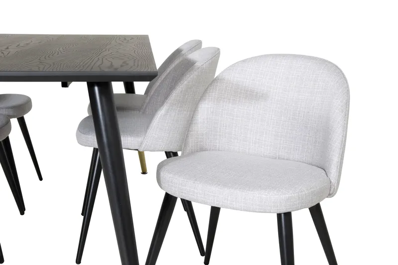 Daicy Spisebord 180 cm Med 6 Sedavi Spisebordsstol - Møbler - Borde - Spisebordssæt