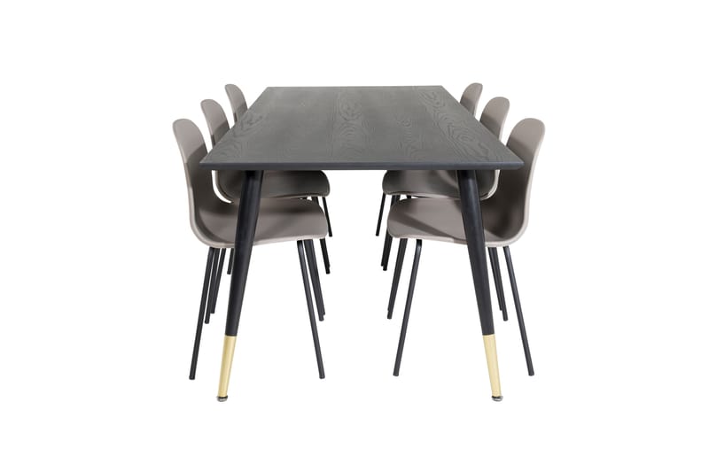 Daicy spisebord 180 cm med 6 stk Kullersbro Spisebordsstol - Møbler - Borde - Spisebordssæt