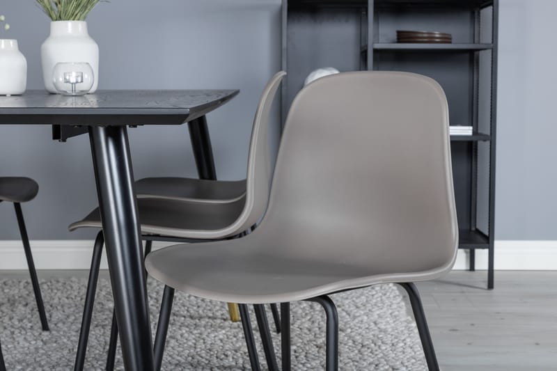 Daicy spisebord 180 cm med 6 stk Kullersbro Spisebordsstol - Møbler - Borde - Spisebordssæt