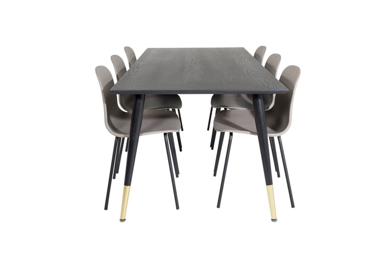Daicy spisebord 180 cm med 6 stk Kullersbro Spisebordsstol - Møbler - Borde - Spisebordssæt