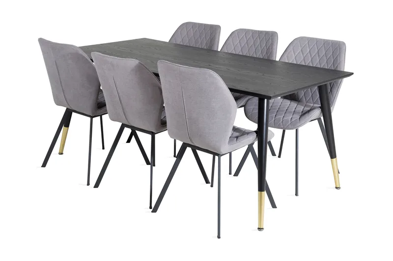 Daicy Spisebord 180 cm Med 6 Sumoas Spisebordsstol, undefined