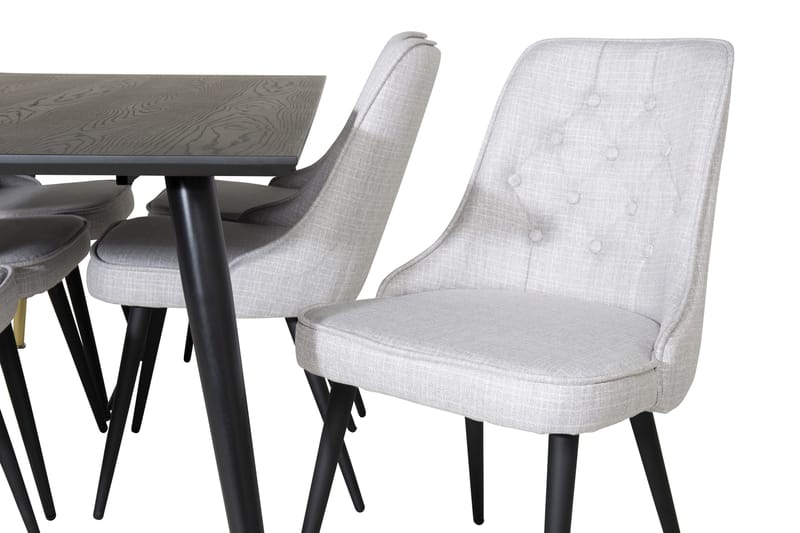 Daicy Spisebord 180 cm Med 6 Valera Spisebordsstol - Møbler - Borde - Spisebordssæt