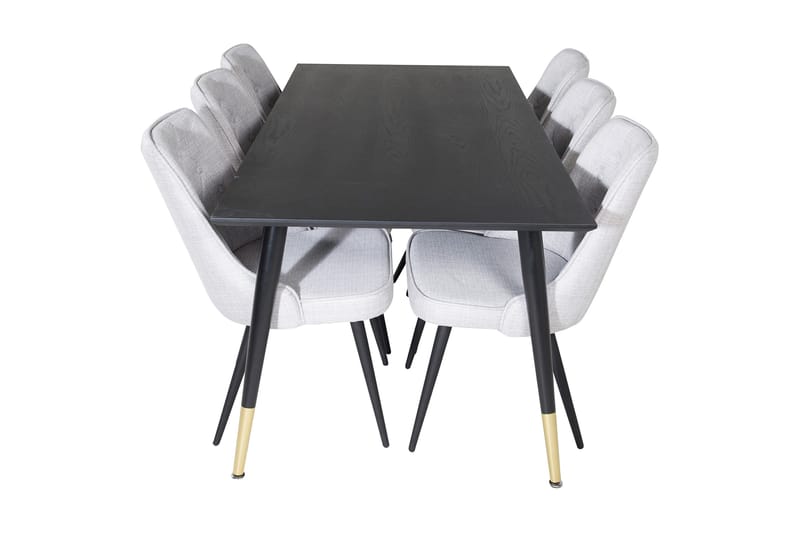 Daicy Spisebord 180 cm Med 6 Valera Spisebordsstol - Møbler - Borde - Spisebordssæt