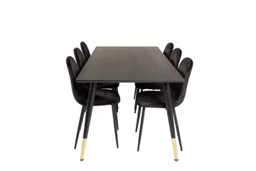 Daicy spisegruppe 180 cm + 6 stk. Pontus spisestole - Møbler - Borde - Spisebordssæt
