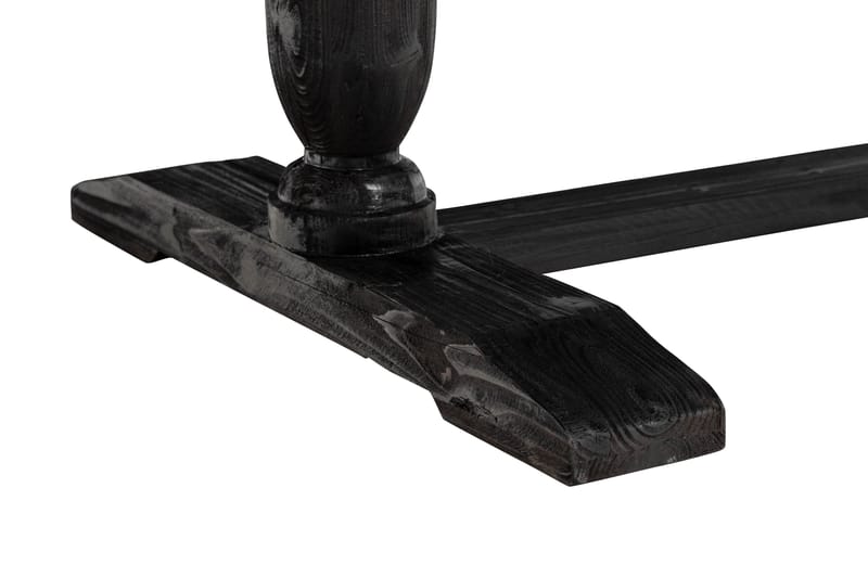 Dijon Spisebordssæt 200 cm Rektangulært Spisebord med 6 Bergviken Stole - Brun / Sort / Fløjl - Opbevaring - Opbevaringsmøbler - Skænke & sideboards