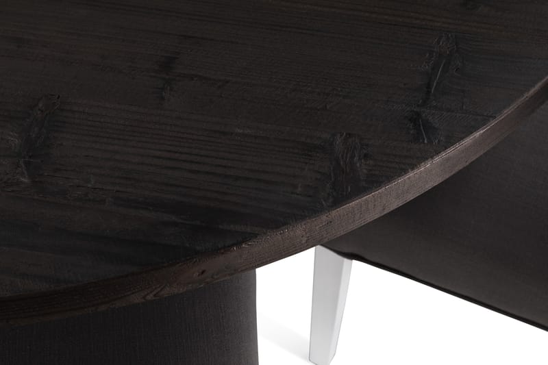 Dijon Spisebordssæt Rund 150cm m. 6 Jenny Stole - Vintage Elm/Mørkegrå - Møbler - Borde - Spisebordssæt