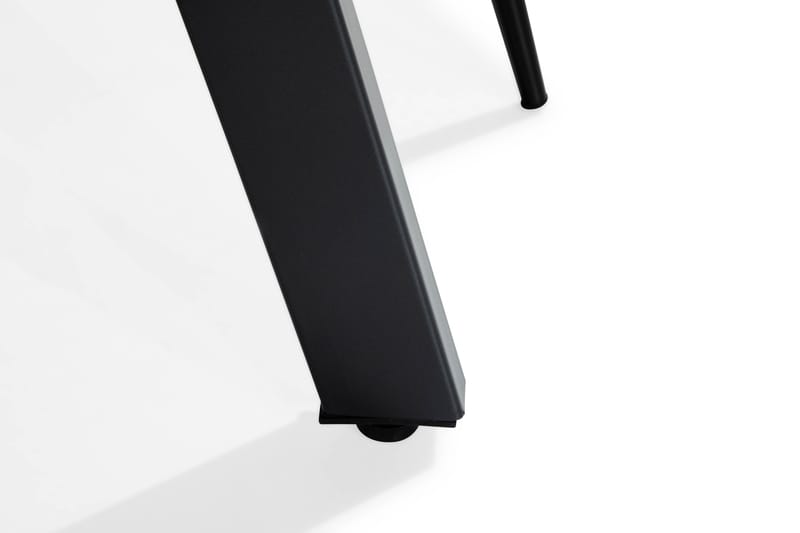 Forlængerbord, MDF med bordplade i 3D-papir, metalglas, a - Møbler - Borde - Spisebordssæt