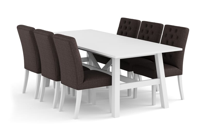 Fornie Spisebordssæt med 6 Jenny Spisebordsstole - Spisebordssæt