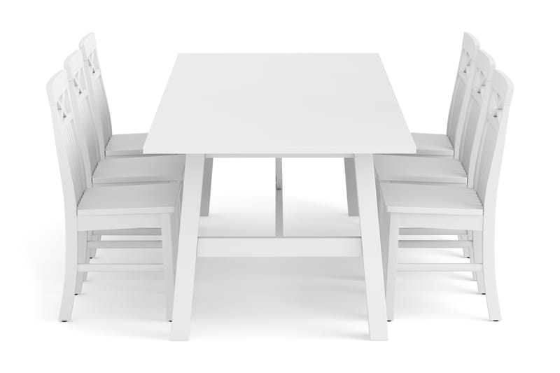 Fornie Spisebordssæt med 6 Michigan Spisebordsstole - Spisebordssæt