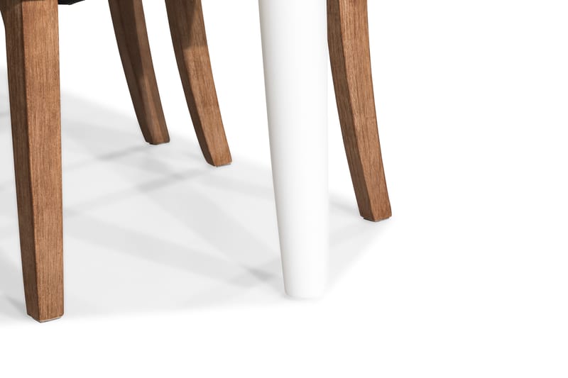 Hampton Spisebordssæt 190 cm med 6 Irma Stole - Vintage Elm/Beige - Møbler - Borde - Spisebordssæt