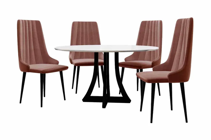 Hollan Spisebordssæt Lyserød, undefined