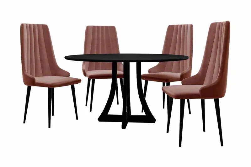 Hollan Spisebordssæt Lyserød, undefined