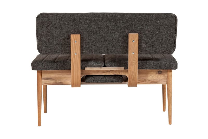 Idehult Spisebordssæt 4 dele 75 cm - Træ/natur/Antracit - Møbler - Borde - Spisebordssæt