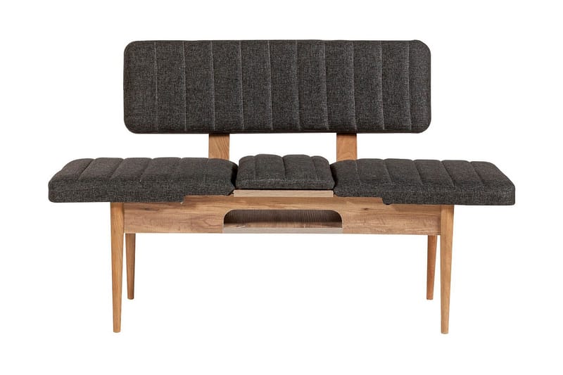 Idehult Spisebordssæt 4 dele 75 cm - Træ/natur/Antracit - Møbler - Borde - Spisebordssæt