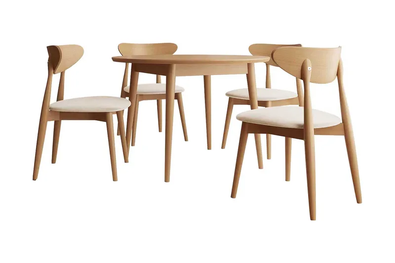 Ingram Spisebordssæt Lyserød, undefined