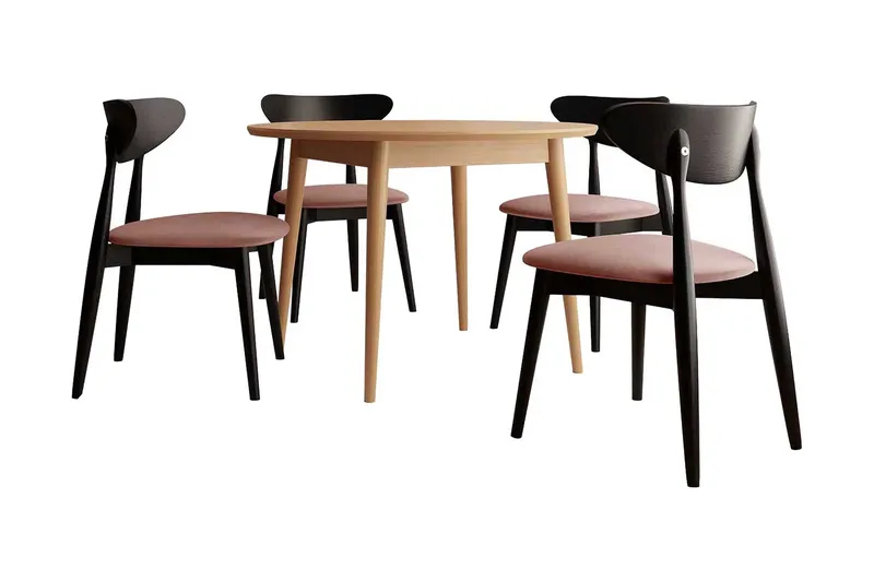 Ingram Spisebordssæt Lyserød, undefined