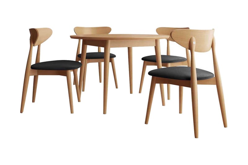 Ingram Spisebordssæt Sort, undefined