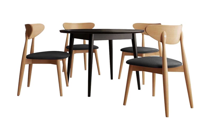 Ingram Spisebordssæt Sort, undefined