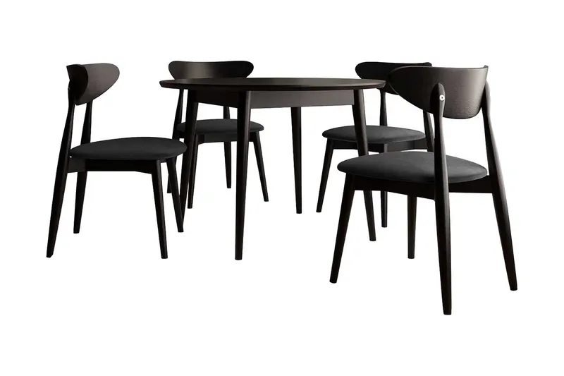 Ingram Spisebordssæt Sort, undefined
