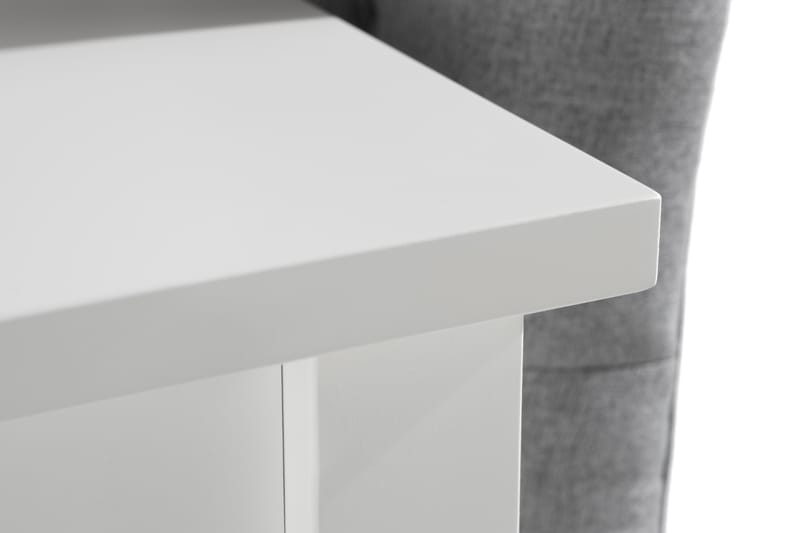 Jasmin Udtrækkelig spisebord 180 cm med 6 Stormon Mats - Hvid - Spisebordssæt