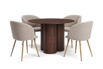 110 cm - Mørk brun