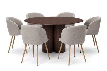 130 cm - Mørk brun