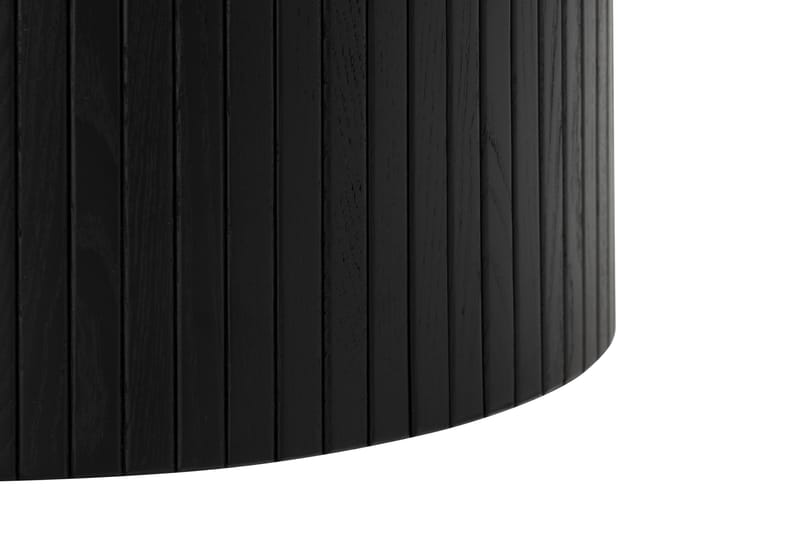 Kopparbo Spisebord Rundt 130 cm med 4st Gemmiano Spisebordss - Sort - Møbler - Borde - Spisebordssæt