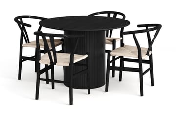 Sort/Natur/Beige - Brun