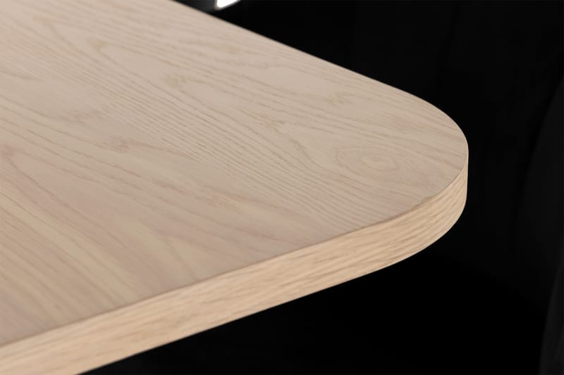 Kopparbo Spisebordssæt 200 cm inkl 6 Broddhult Stole - Hvid/Sort - Spisebordssæt