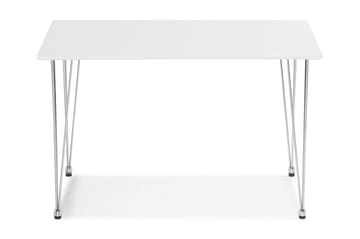 Spisebordssæt Kronblom 120 cm med 4 Cibus stole - Hvid - Møbler - Borde - Spisebordssæt